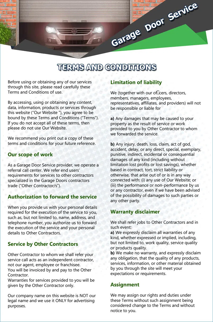 Galaxy Garage Door Service Jacksonville, FL 904-655-3067